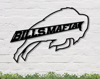 Bills Mafia Sign, Bufallo Bills Sign, Buffalo Football Sign, Buffalo Bills Fan Gift, Bills Football Sign, Buffalo Bills Football Gift