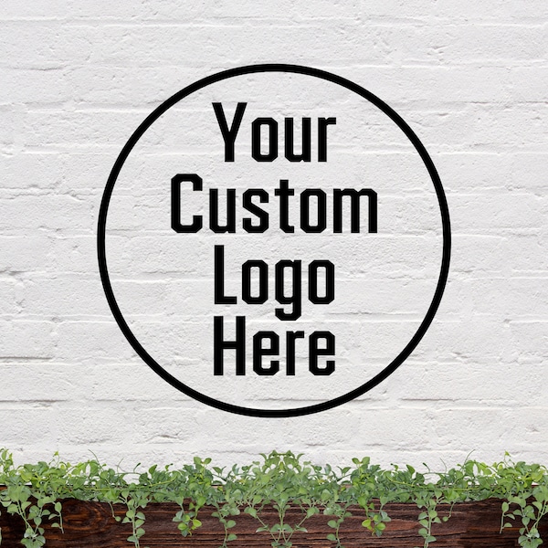 Custom Logo Metal Sign, Business Logo Sign, Metal Logo Sign, Custom Sign, Your Custom Text Metal Sign, Your Logo Sign, Metal Sign Custom