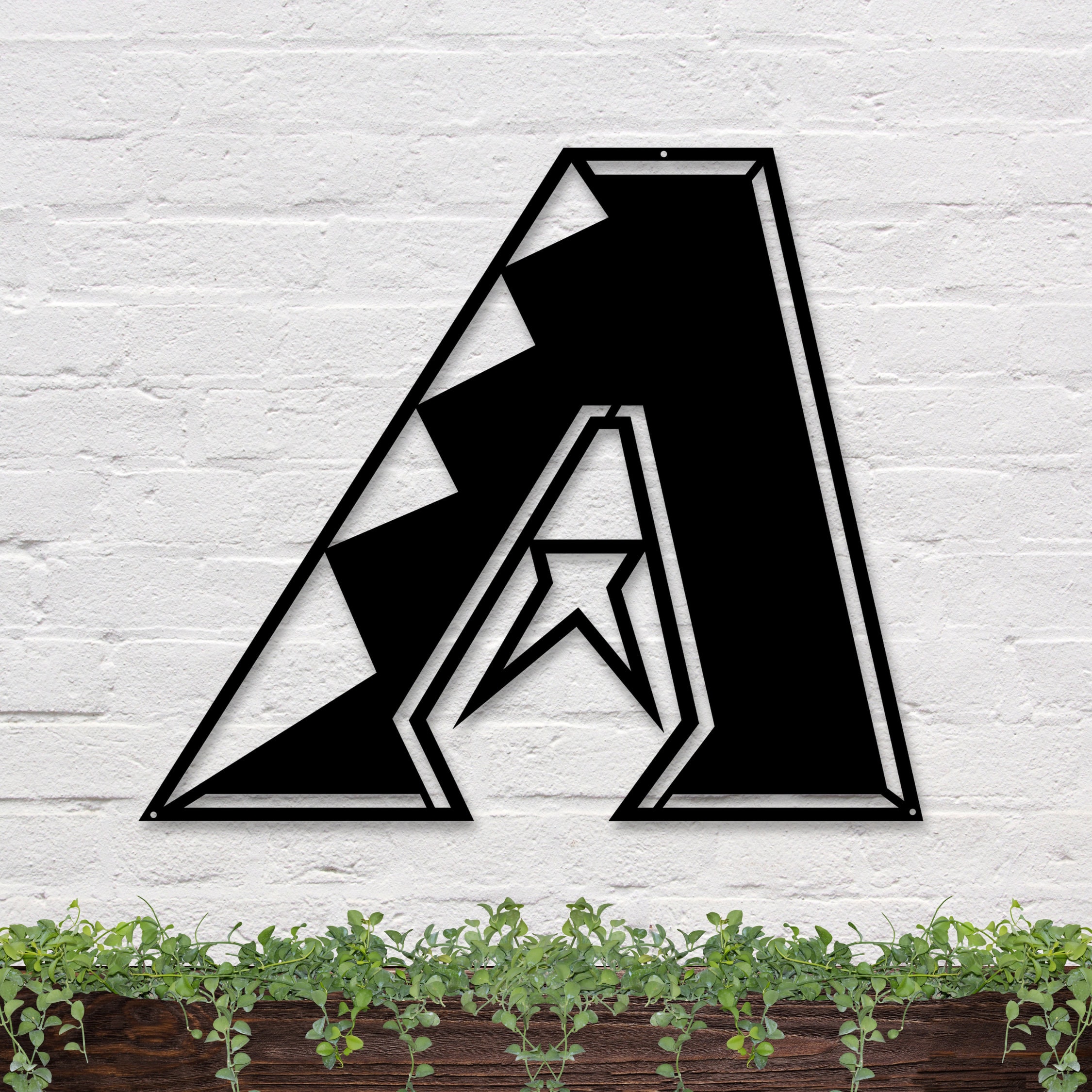 Diamond Backs Metal Sign | Metal Arizona Diamond Backs Sign