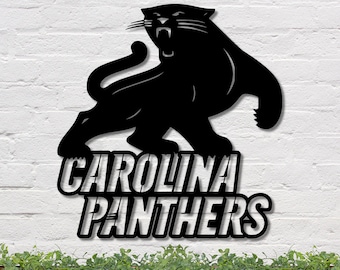 Signe des Panthers de la Caroline, signe des Panthers, signe du football des Panthers de la Caroline, cadeau de fan des Panthers de la Caroline, signe de Mancave des Panthers, signe de Mancave de la NFL