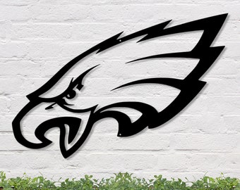 Eagles Metal Sign: Philadelphia Football Fan Art, Powder Coated Steel