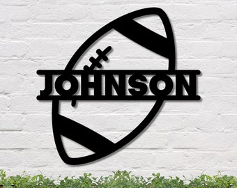Football Sign, Personalized Football Sign, Football Signs, Football Player Gift, Gift For Football Player, Football Gift, Boy Room Sign