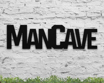 Personalized Man Cave Metal Sign | Custom Wall Art