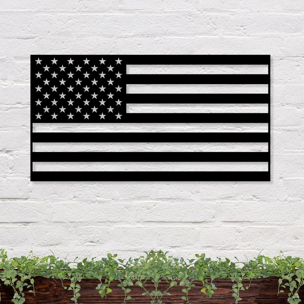 American Flag | Metal American Flag | Custom American Flag Sign | America | Patriotic Decor | American Flag Decor | American Flag Wall Art