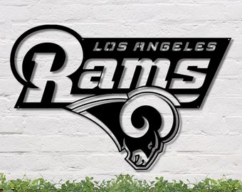 Los Angeles Rams, Rams Sign, Rams Fan Gift, Rams Wall Art, Rams Man Cave Sign, Los Angeles Rams Football Sign, Rams gift, Los Andeles Rams