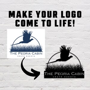 Your Custom Logo Here, Metal Logo Sign, Personal Logo Sign, Custom Text Sign, Company Logo Metal Sign, Your Logo Wall Art, Personal Logo Art
