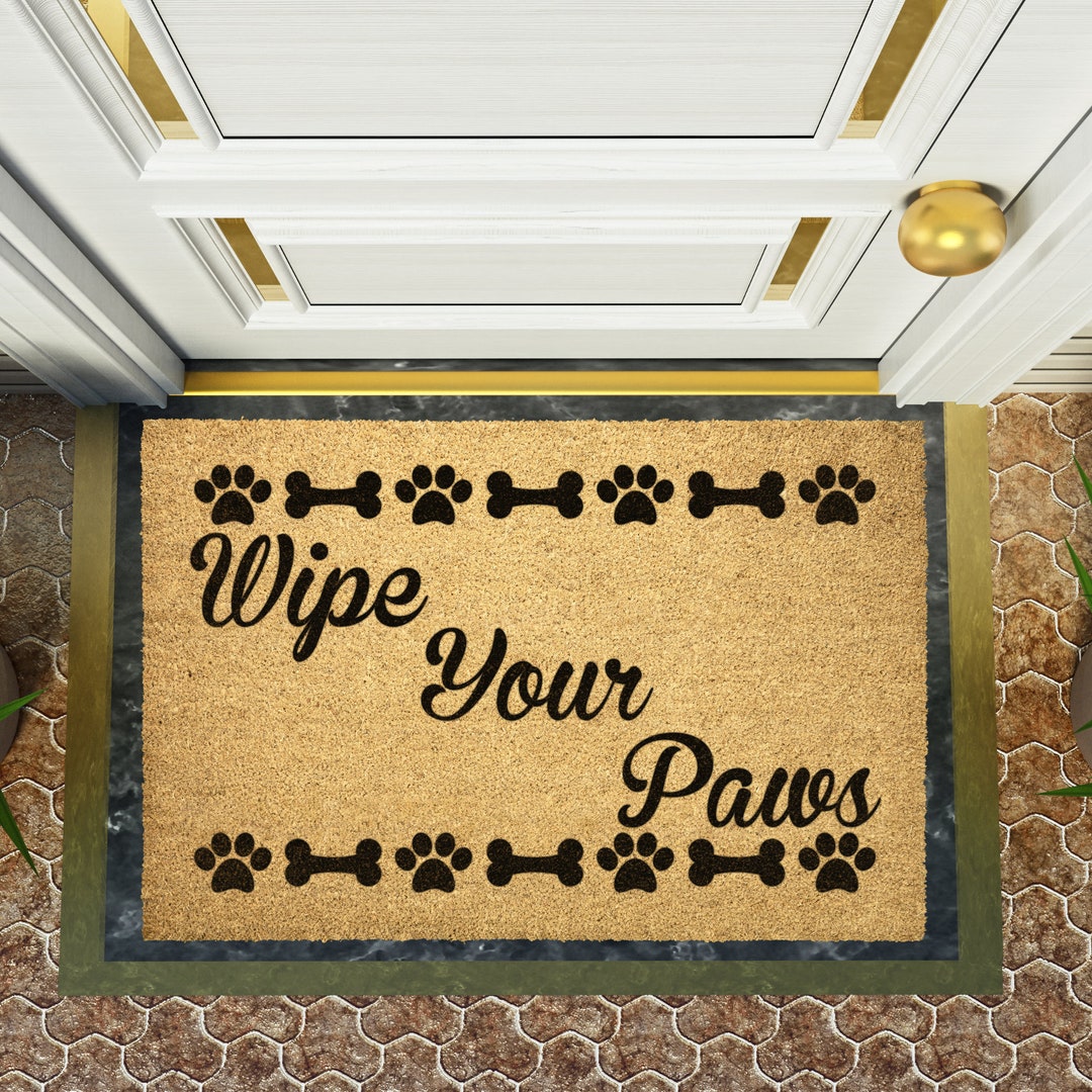 Wipe Your Paws Door Mat Personalized Door Mat Tiktok Door Mat Funny