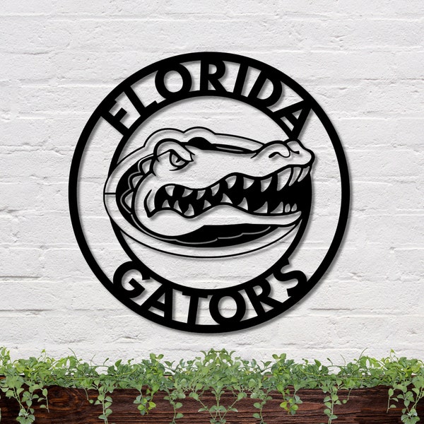 Florida Gators Sign, Florida Sign, Custom Florida Sign, UF Gators Sign, Metal Florida Gators Sign, Florida Swamp Sign, The Swamp