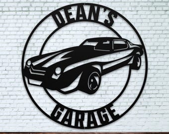 Plaque de voiture en métal Chevrolet Z28 Camaro | Plaque de garage personnalisée | Plaque Mancave voiture personnalisée | Plaque nominative de garage | Décoration murale Muscle Car classique
