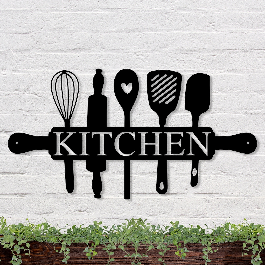 Kitchen Sign, Custom Metal Sign, Kitchen Decor, Metal Kitchen Sign