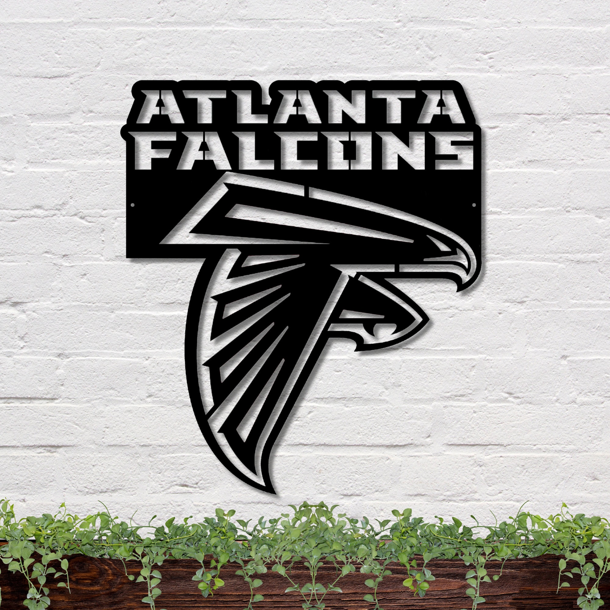 Atlanta Falcons Logo Black And White