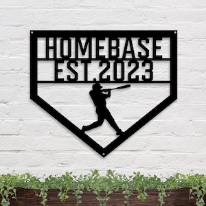 Home Plate Sign | Personalized Baseball Sign | Home Plate | Baseball Room Sign | Baseball Player Gift | Baseball Gift | Baseball Trophy