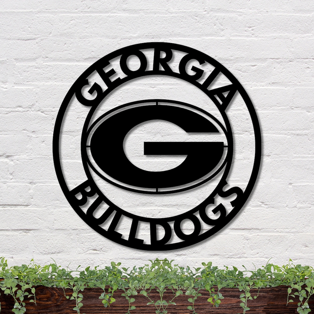 Georgia Bulldog Sign, Georgia Bulldog, Georgia Football Sign, Georgia
