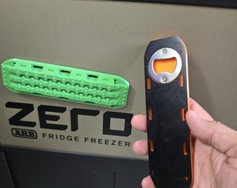 Maxtrax Bottle Opener with anti-scratch rubber face and hide magnets