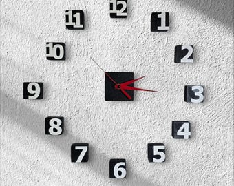 3D Customizable Wall Clock: Modern Minimalist Design