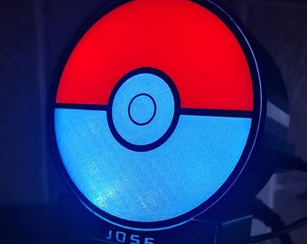 Poke Ball Light Box Customizable with remote control Multicolor