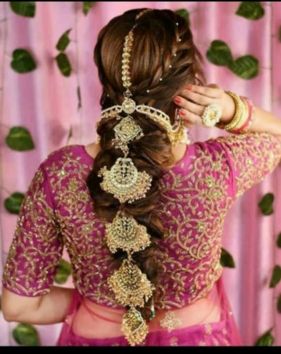 Hair accessories for long hair india deals