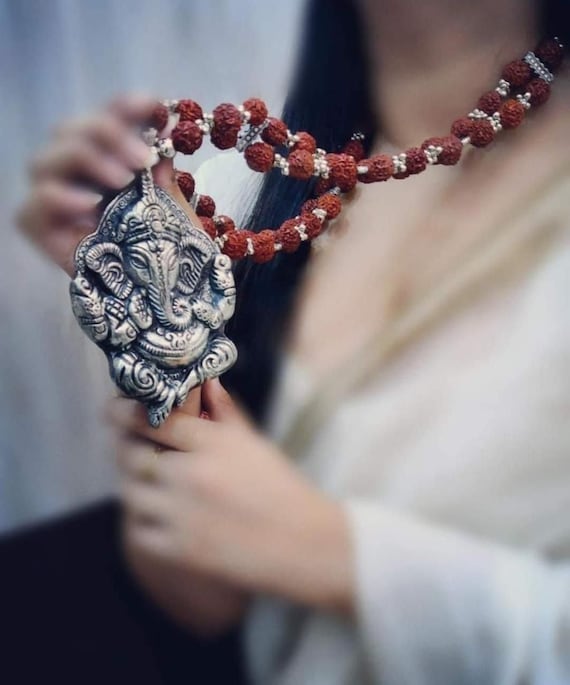 Ganesh rudraksha deals pendant