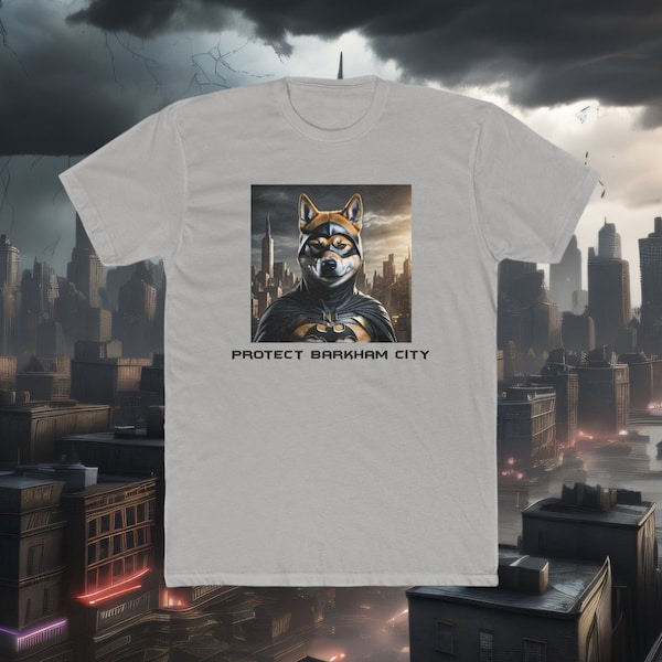 Shiba Inu as Batman | Movie Art | The Dark Knight | Funny Animal | Meme | Dog T-Shirt