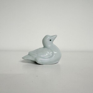 Ceramic Duck, Vintage duck, shelf decor, modern farmhouse decor, cute bird decor, vintage decor figurine, boho decor, eclectic home decor