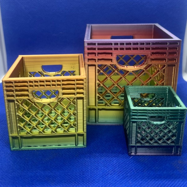 3D Printed Milk Crate for Stylish and Functional Storage