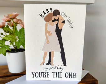 Dirty Dancing Card: Baby and Johnny Anniversary Card - Customizable