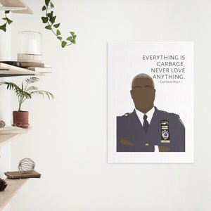 Brooklyn Nine Nine Poster Prints | Jake Peralta, Amy Santiago, Captain Holt, Terry Jeffords, Rosa Diaz, Charles Boyle | A5, A4