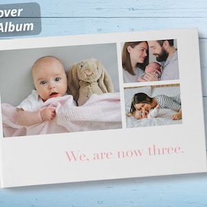 BABY SCHALLPLATTENBUCH, Personalisiertes Baby Scrapbook Fotoalbum, personalisiertes Erinnerungsalbum für Kinder, Neues Baby Geschenk, Personalisiertes Erinnerungsalbum