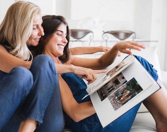 Album fotografico della figlia della madre, libro MEMORY per la festa della mamma, album personalizzato, regali per lei, album fotografico stampato per la festa della mamma, regalo per la mamma