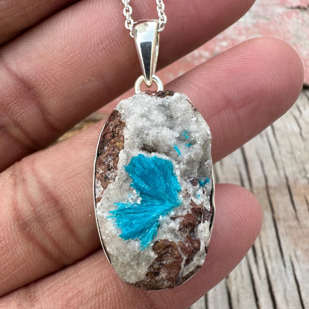 Pendentif en Cavansite