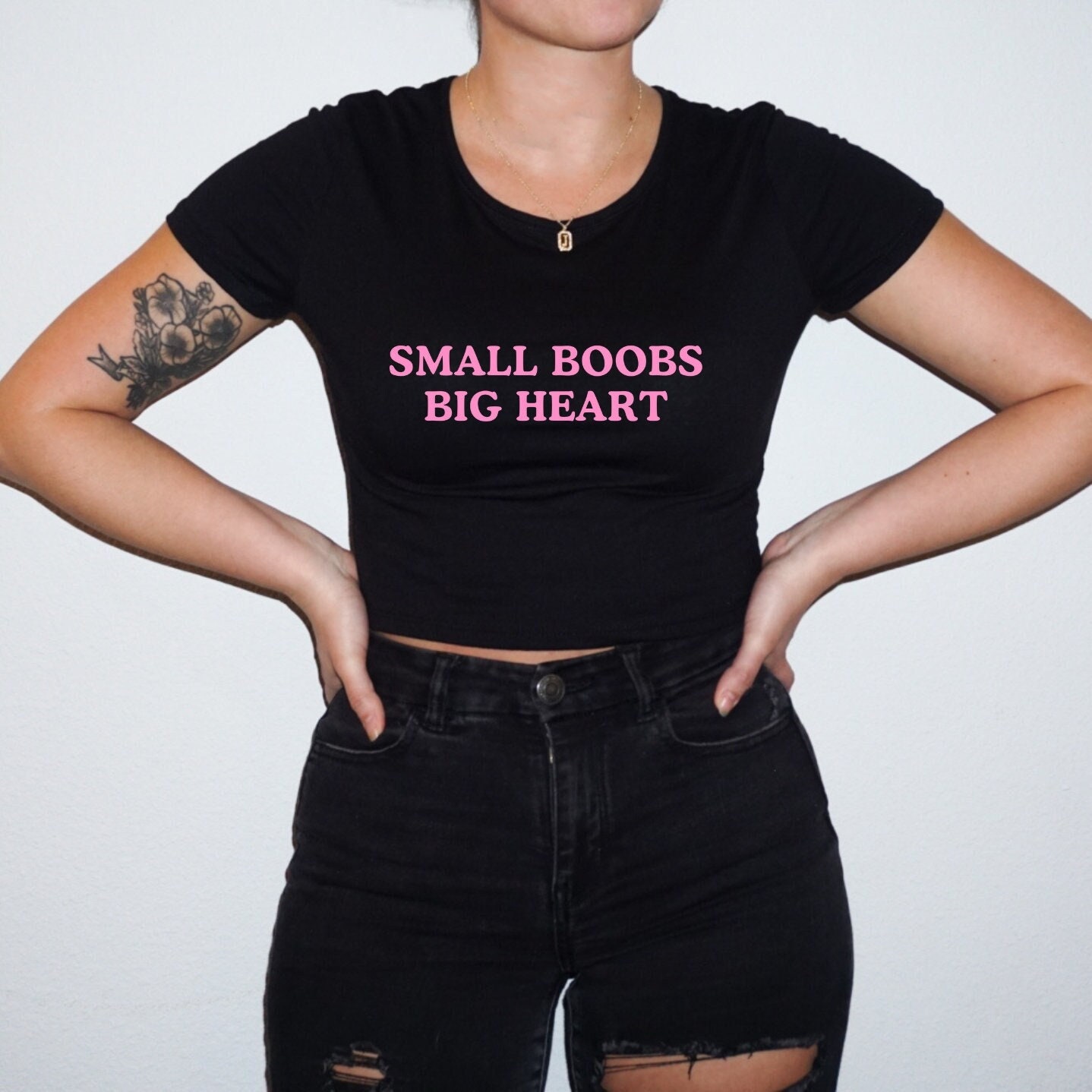 Small Boobs Big Heart Shirt Boobs Shirt Boobs Tshirt Tits -  Finland