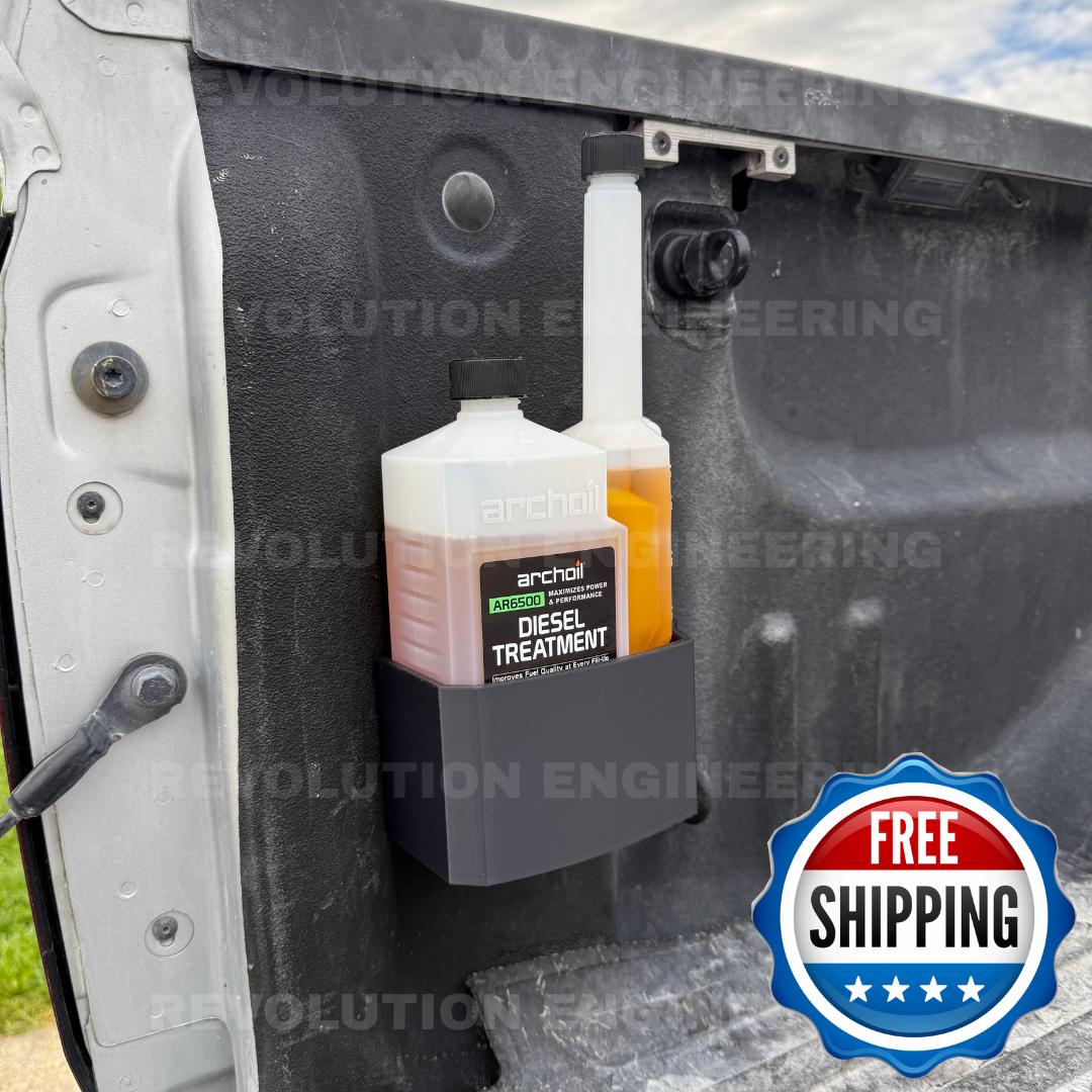Magnetic Archoil Diesel Additive Holder 40oz - UV Resistant ASA - Limited Lifetime Warranty - Screw Option Available - Free Shipping