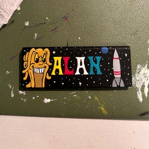 Handpainted Name Tags, Apron Name Tags, Customer Service Name Tags, Personalized and Unique