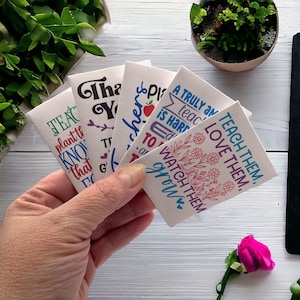 Sachets de graines pour un enseignant - Cadeau de remerciement pour les éducateurs - Comprend 10 paquets de graines de fleurs sauvages canadiennes
