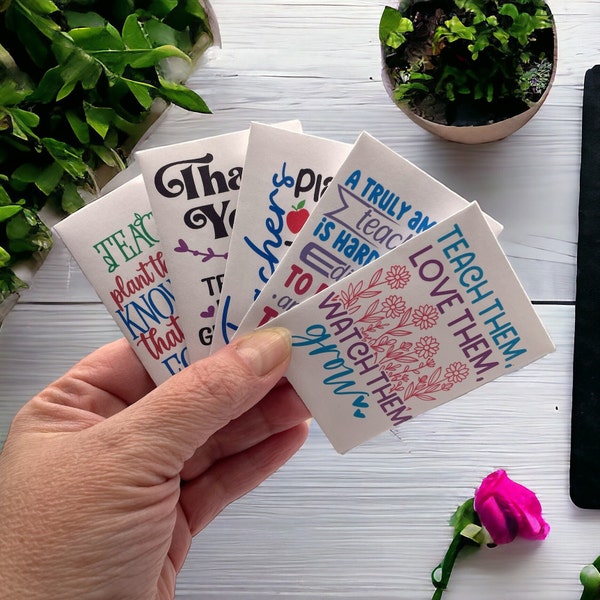 Seed Packets forTeacher Gift - Appreciation gift for educators - Includes 10 Packages of Canadian Wildflowers Seeds