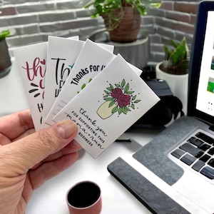 Seed Packets for Small Business Promotional - Customizable with Wildflowers
