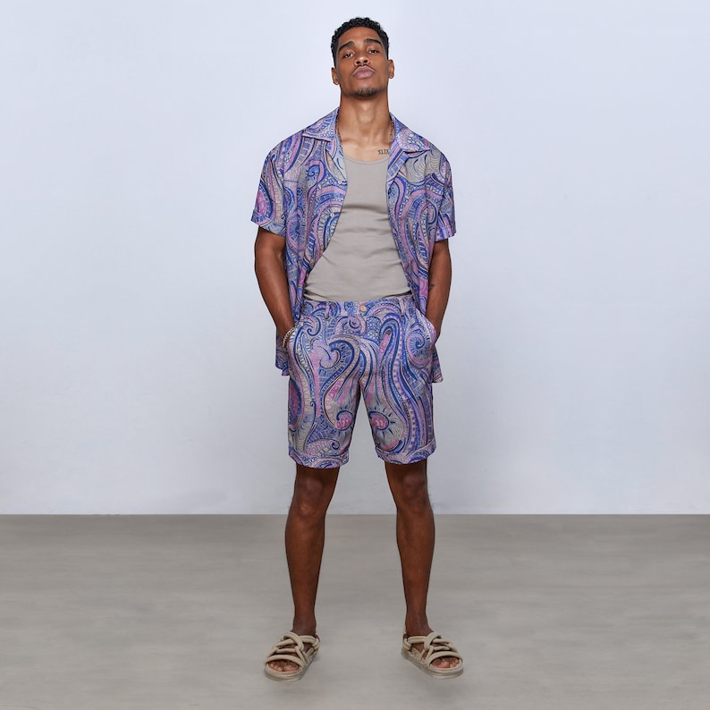 Linen Setshirt and Short Organic Linen Fabricsummer Etsy