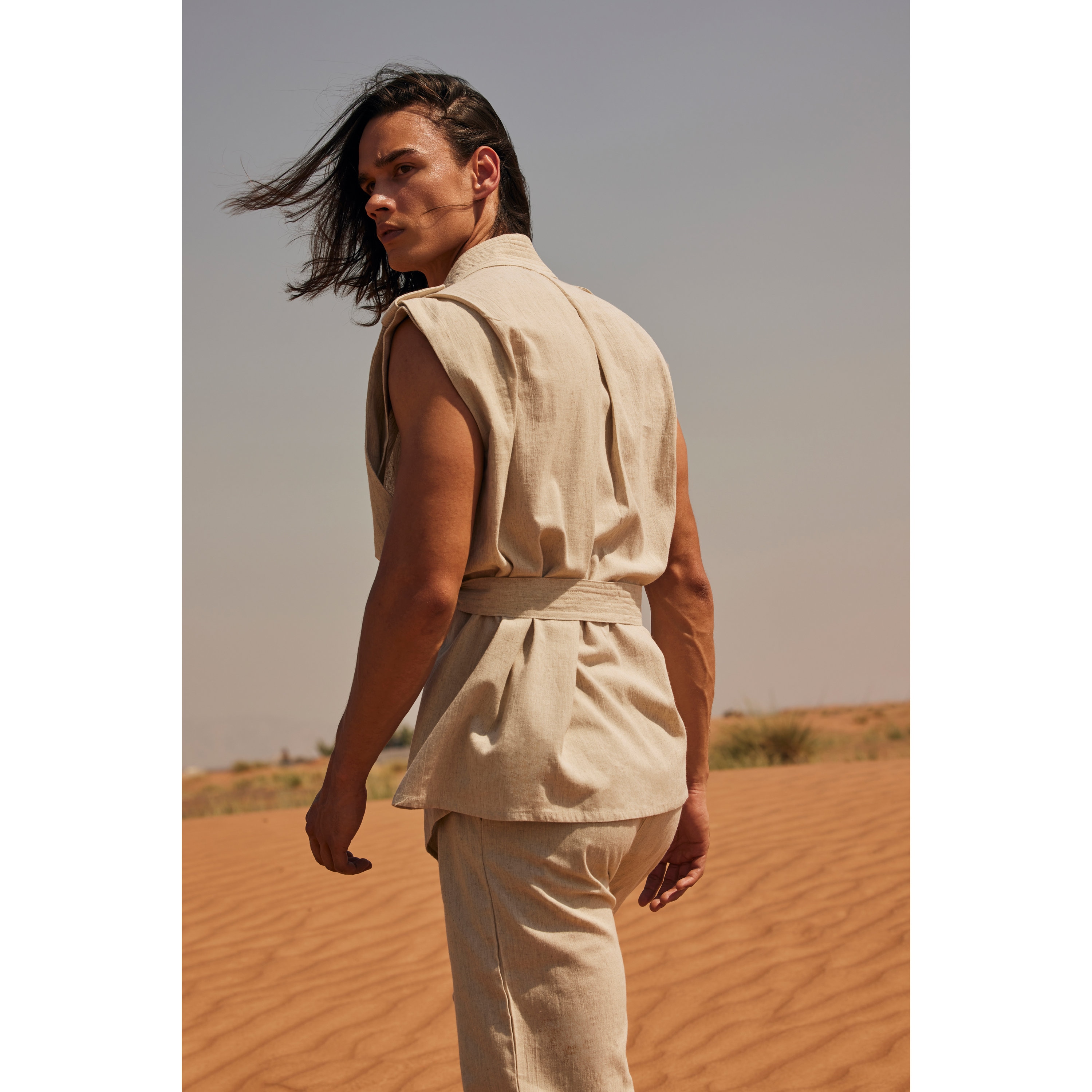 Men's Linen Vest&pants Natural Linen Clothing Linen Suit Etsy