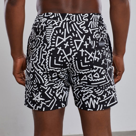 Men Swim Trunks Board Shorts With 