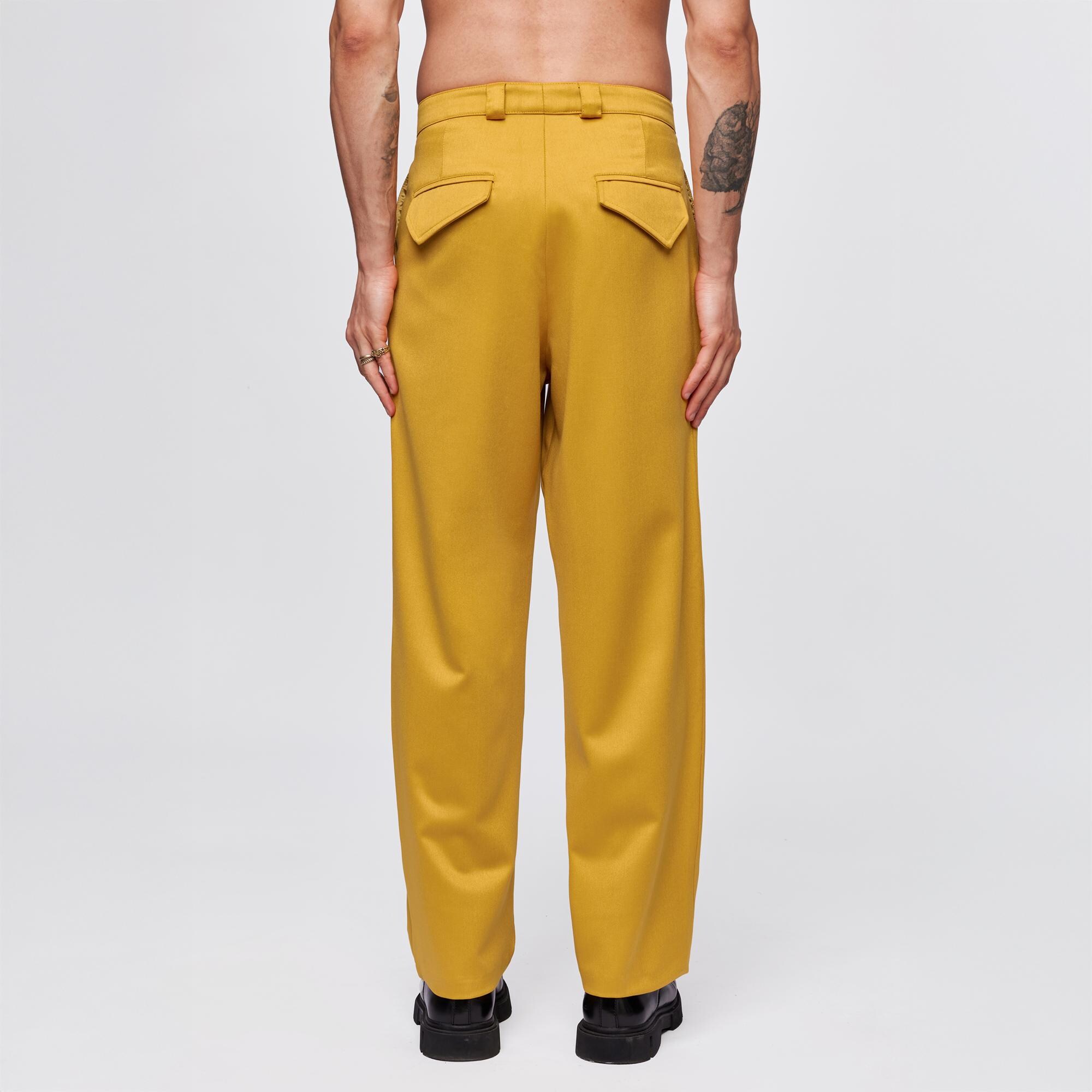 パンツ 70s VINTAGE - SLACKS / YELLOW Vintage 70s Yellow Pants With Flared Legs Size 9/10 | eBay