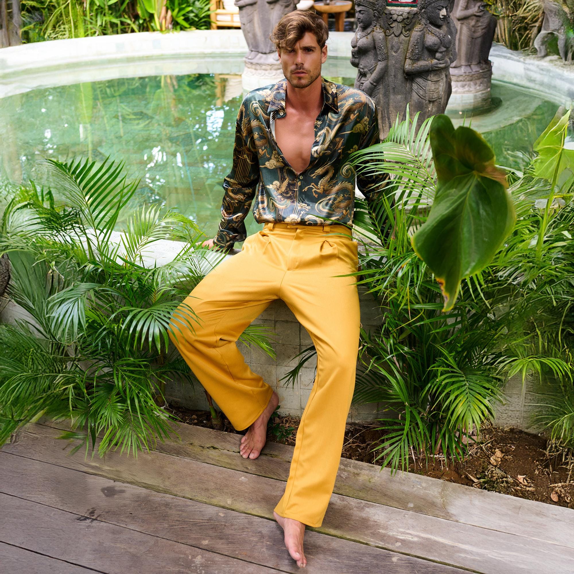 1950s Wide Leg Pants - Etsy