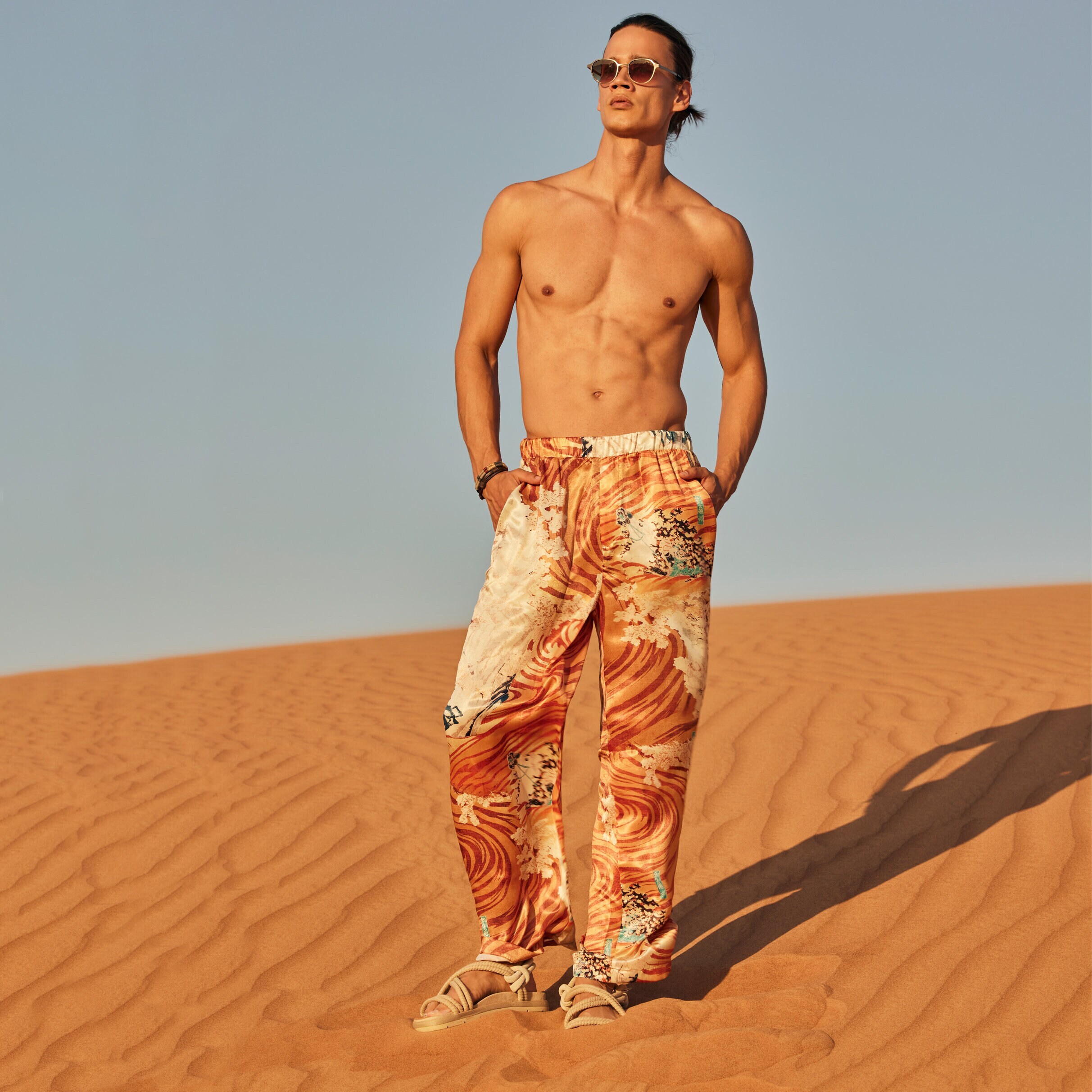 Japanese Print Pants - Etsy display picture 1