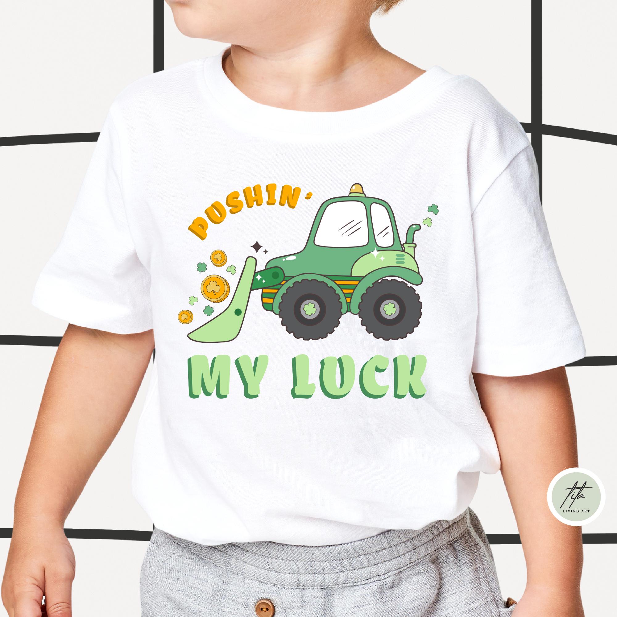 Patrick Loader St. Patrick's Day Loader Clipart, Funny Tractor Truck PNG (digital File ...