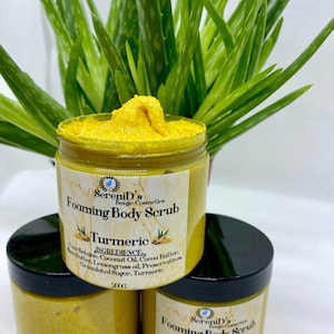 Schuimende bodyscrub met kurkuma/ Kurkuma-Schaumkörperpeeling afbeelding 1