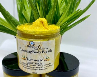 Foaming turmeric body scrub/ Kurkuma-Schaumkörperpeeling