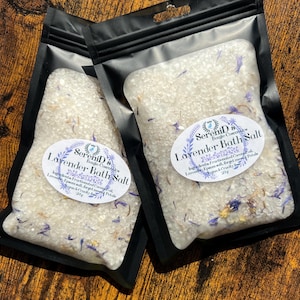 Setress relief bath salt/ stressabbau badesalz Lavender bath salt