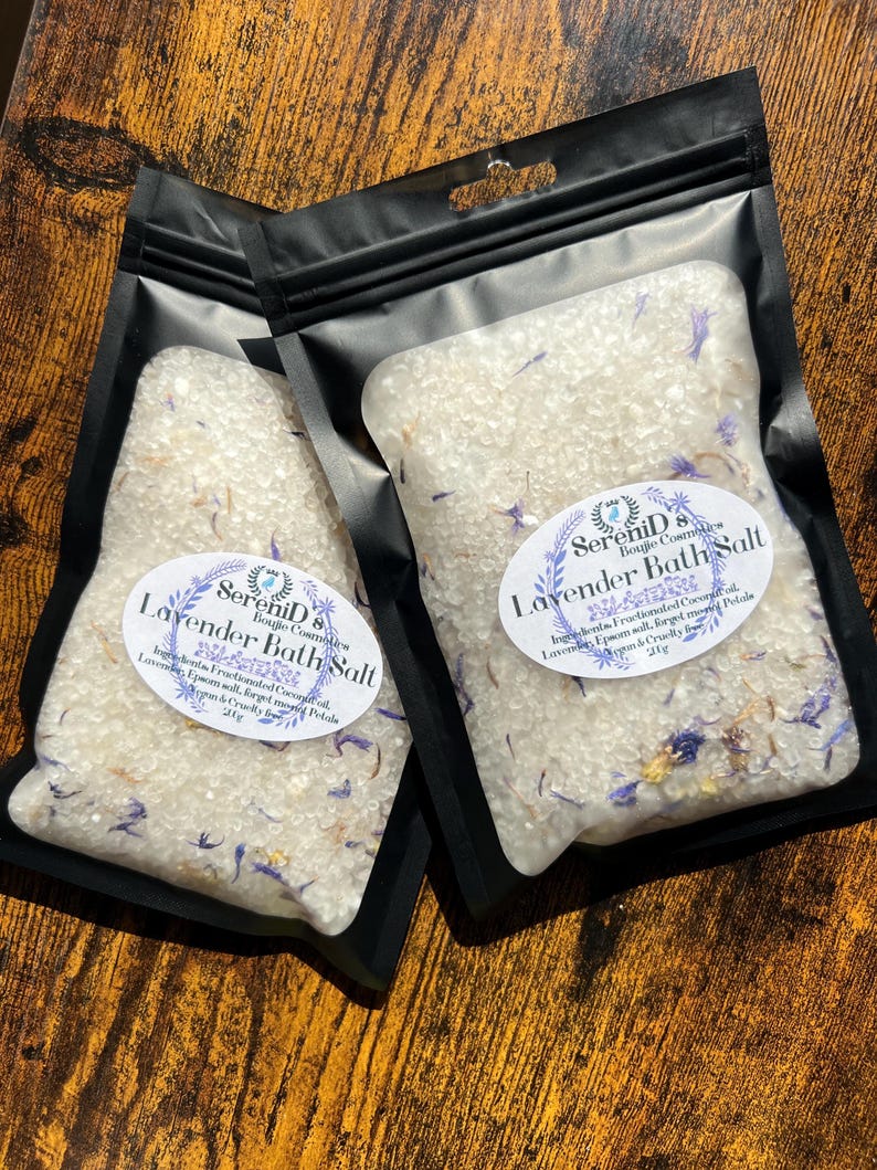 Setress relief bath salt/ stressabbau badesalz Lavender bath salt