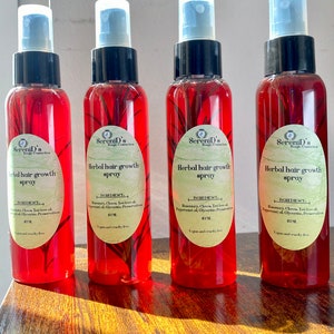 Herbal hair growth spray/Pflanzliches Haarwuchsspray
