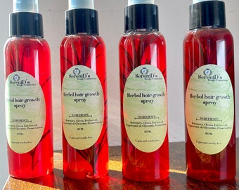 Herbal hair growth spray/Pflanzliches Haarwuchsspray