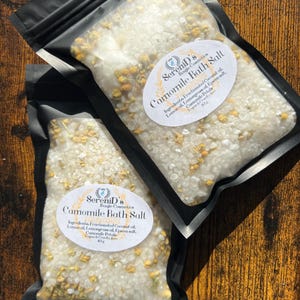 Setress relief bath salt/ stressabbau badesalz Camomile bath salt
